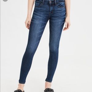 AE Dark wash skinny jeans